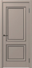 Фото Дверь Бета ПГ, Винил серый (700мм, ПГ, 2000мм, 38мм, Soft-touch, серый)