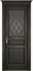 Фото Дверь Валенсия ЭЙВОРИ БЛЕК (600мм, ПОС, 2000мм, 40мм, натуральный массив ольхи, эйвори блек)