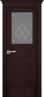 Фото Дверь Доротея структур. ВЕНГЕ (700мм, ПОС, 2000мм, 40мм, натуральный массив сосны структурир., венге)