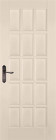 Фото Дверь Лондон-2 ольха КРЕМ (800мм, ПГ, 2000мм, 40мм, натуральный массив ольхи, крем)