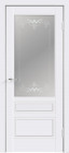 Фото Дверь Scandi 3V, белый RAL 9003 (900мм, ПОС, контур мателюкс, 2000мм, 40мм, эмаль, белый)
