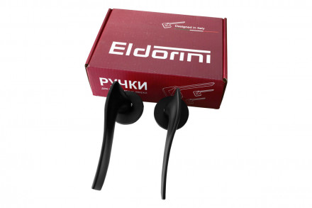 Ручка дверная ELDORINI EL 401 slim Black, черный