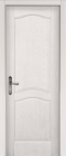Фото Дверь Лео структур. БЕЛАЯ ЭМАЛЬ (900мм, ПГ, 2000мм, 40мм, натуральный массив сосны структурир., белая эмаль)