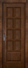 Фото Дверь Лондон АНТИЧНЫЙ ОРЕХ (600мм, ПГ, 2000мм, 40мм, натуральный массив дуба, античный орех)