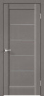 Фото Дверь PREMIER 1 ясень грей структур. (600мм, ПОС, мателюкс, 2000мм, 40мм, Soft-touch, ясень грей структурный)