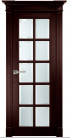 Фото Дверь Британия МАХАГОН (600мм, ПОС, 2000мм, 40мм, натуральный массив дуба, махагон)