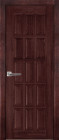 Фото Дверь Лондон-2 ольха МАХАГОН (900мм, ПГ, 2000мм, 40мм, натуральный массив ольхи, махагон)