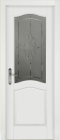 Фото Дверь Лео БЕЛАЯ ЭМАЛЬ (900мм, ПОС, 2000мм, 40мм, натуральный массив ольхи, белая эмаль)