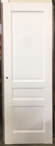 Дверь VILLA 3P эмалит белый №826 (700мм, ПГ, 2000мм, 40мм, экошпон, эмалит белый, )