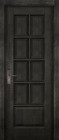 Фото Дверь Лондон ольха ЭЙВОРИ БЛЕК (700мм, ПГ, 2000мм, 40мм, натуральный массив ольхи, эйвори блек)