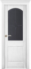 Фото Дверь Осло-2 структур. БЕЛАЯ ЭМАЛЬ (800мм, ПОС, мателюкс графит фрезерованное, 2000мм, 40мм, натуральный массив сосны структурир., белая эмаль, )