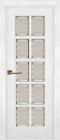 Фото Дверь Лондон-2 БЕЛАЯ ЭМАЛЬ (600мм, ПОС, 2000мм, 40мм, натуральный массив дуба, белая эмаль)