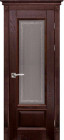 Фото Дверь Аристократ № 4 ольха МАХАГОН (900мм, ПОС, 2000мм, 40мм, натуральный массив ольхи, махагон)