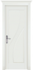 Фото Дверь Даяна БЕЛАЯ ЭМАЛЬ (700мм, ПГ, 2000мм, 40мм, натуральный массив ольхи, белая эмаль)