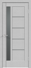 Фото Дверь PREMIER 3 грей эмалит текстур.  (700мм, ПОС, мателюкс графит, 2000мм, 40мм, экошпон, грей эмалит)