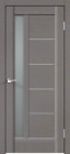 Фото Дверь PREMIER 3 ясень грей структур. (800мм, ПОС, мателюкс графит, 2000мм, 40мм, soft-touch, ясень грей структурный)