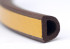 Фото Уплотнитель коричневый резиновый самоклеющийся (., 1 п.м, ., ., V-профиль, самоклеющийся, .,  резина, .)