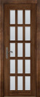 Фото Дверь Лондон-2 структ. АНТИЧНЫЙ ОРЕХ (800мм, ПОС, 2000мм, 40мм, массив дуба DSW структурир., античный орех)