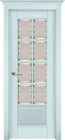 Фото Дверь Лондон СКАЙ (700мм, ПОС, 2000мм, 40мм, натуральный массив дуба, скай)