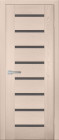 Фото Дверь Хай-Тек № 3 КРЕМ (900мм, ПОЧ, 2000мм, 40мм, натуральный массив дуба, крем)