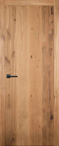 Дверь Legno XII, НАТУРАЛЬНЫЙ (700мм, ПГ, 2000мм, 45мм, рустикальный массив дуба DSW, натуральный, )