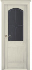 Фото Дверь Осло-2 структур. СЛОНОВАЯ КОСТЬ (600мм, ПОС, мателюкс графит фрезерованное, 2000мм, 40мм, натуральный массив сосны структурир., слоновая кость, )