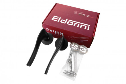 Ручка дверная ELDORINI EL 401 slim Black, черный