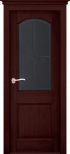 Фото Дверь Осло-2 структур. МАХАГОН (700мм, ПОС, мателюкс графит фрезерованное, 2000мм, 40мм, натуральный массив сосны структурир., махагон, )