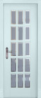 Фото Дверь Лондон-2 структ. СКАЙ (800мм, ПОС, 2000мм, 40мм, массив дуба DSW структурир., скай)