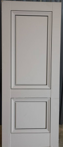 Дверь Бета ПГ, Винил серый №1350 (800мм, ПГ, 2000мм, 38мм, soft-touch, серый, )