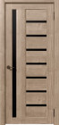 Фото Дверь Рада В Шампань (600мм, ПОС, лакобель черное, 2000мм, 38мм, ПВХ, шампань)