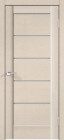 Фото Дверь PREMIER 1 ясень капучино структур. (900мм, ПОС, мателюкс, 2000мм, 40мм, Soft-touch, ясень капучино структурный)