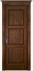 Фото Дверь Турин ольха АНТИЧНЫЙ ОРЕХ (900мм, ПГ, 2000мм, 40мм, натуральный массив ольхи, античный орех)