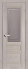 Фото Дверь Аристократ № 2 ГРЕЙ (700мм, ПОС, 2000мм, 40мм, натуральный массив дуба, грей)