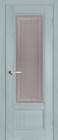 Фото Дверь Аристократ № 4 СКАЙ  (700мм, ПОС, 2000мм, 40мм, натуральный массив дуба, скай)