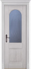 Фото Дверь Чезана ВАЙТ (600мм, ПОС, 2000мм, 40мм, натуральный массив дуба, вайт)