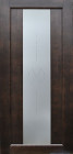 Фото Дверь Соната ВЕНГЕ (900мм, ПОС, 2000мм, 40мм, натуральный массив, венге)