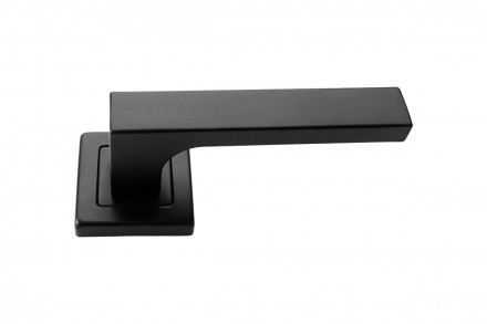 Ручка дверная квадр. B2B TR-805/2 BB/BB, черн./черн. 