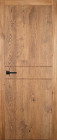 Фото Дверь Legno VIII, НАТУРАЛЬНЫЙ (700мм, ПГ, 2000мм, 45мм, рустикальный массив дуба DSW, натуральный, )