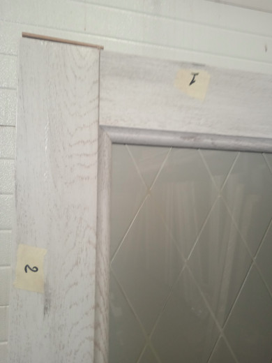 Дверь Пиано ПО/Ромб графит, Ель альпийская №130