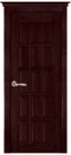 Фото Дверь Британия МАХАГОН (800мм, ПГ, 2000мм, 40мм, натуральный массив дуба, махагон)