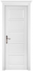 Фото Дверь Норидж БЕЛАЯ ЭМАЛЬ (600мм, ПГ, 2000мм, 40мм, натуральный массив ольхи, белая эмаль)