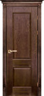 Фото Дверь Классика № 1 АНТИЧНЫЙ ОРЕХ (600мм, ПГ, 2000мм, 40мм, натуральный массив дуба, античный орех)