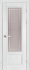 Фото Дверь Аристократ № 4 ВАЙТ  (800мм, ПОС, 2000мм, 40мм, натуральный массив дуба, вайт)