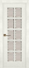 Фото Дверь Лондон-2 ГРЕЙ (600мм, ПОС, 2000мм, 40мм, натуральный массив дуба, грей)