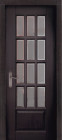 Фото Дверь Лондон ВЕНГЕ (800мм, ПОС, 2000мм, 40мм, натуральный массив дуба, венге)