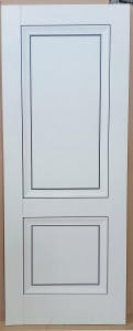 Дверь Бета ПГ, Винил белый №903 (800мм, ПГ, 2000мм, 40мм, soft-touch, белый, )