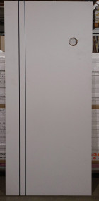 Дверь FLAT М2 белый №1184 (800мм, ПГ, 2000мм, 40мм, эмаль, белый, )