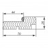 Фото Короб Ламинатин лиственница кремовая (70мм, 2070мм, 26мм, прямоугольный, стандарт, МДФ, ламинатин)