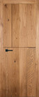 Фото Дверь Legno X, НАТУРАЛЬНЫЙ (900мм, ПГ, 2000мм, 45мм, рустикальный массив дуба DSW, натуральный, )